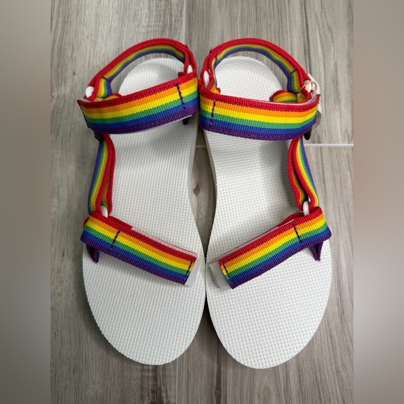 Teva Women's Sandals with Rainbow Straps - Picture 2 of 7